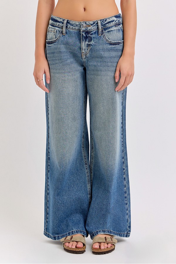 Low Rise Wide Leg